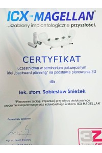 Certyfikaty w kategorii implanty